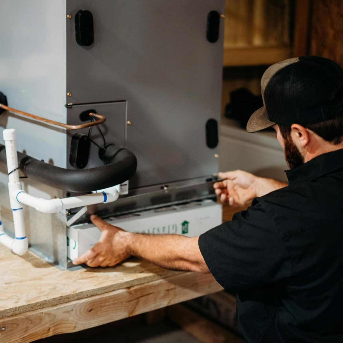 flex tech installing air filter